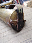 Vtg Brass Fyr Fyter Co Super Model Fire Extinguisher Continuous Stream EMPTY!