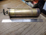 Vtg Brass Fyr Fyter Co Super Model Fire Extinguisher Continuous Stream EMPTY!