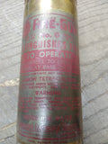 Vtg Antique Brass Fire Gun No 0 American La France Fire Extinguisher MOUNT EMPTY