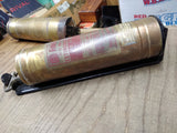 Vtg Antique Brass Fire Gun No 0 American La France Fire Extinguisher MOUNT EMPTY