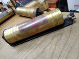 Vtg Antique Brass Fire Gun No 0 American La France Fire Extinguisher MOUNT EMPTY