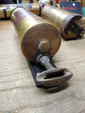 Vtg Antique Brass Fire Gun No 0 American La France Fire Extinguisher MOUNT EMPTY