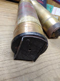 Vtg Antique Brass Fire Gun No 0 American La France Fire Extinguisher MOUNT EMPTY