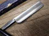 Vtg Geneva Cutlery New York Magnetic Steel Straight Razor Nice Scales USA!