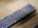 Vtg Geneva Cutlery New York Magnetic Steel Straight Razor Nice Scales USA!
