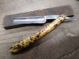 Vtg Wester Bros Anchor Brand Manganese Steel Nice Scales Straight Razor Germany!