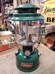 Vtg 1978 Green Coleman Double Mantle Gas Camping Lantern Model 220J Good Shape!