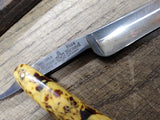 Vtg Wester Bros Anchor Brand Manganese Steel Nice Scales Straight Razor Germany!
