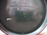 Vtg 1978 Green Coleman Double Mantle Gas Camping Lantern Model 220J Good Shape!