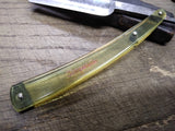 Vtg Temperite 25 Trade Mark By CASE Celluloid Scales Straight Razor w/Box USA!