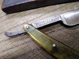 Vtg Temperite 25 Trade Mark By CASE Celluloid Scales Straight Razor w/Box USA!
