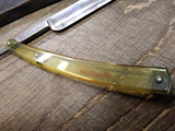 Vtg Temperite 25 Trade Mark By CASE Celluloid Scales Straight Razor w/Box USA!