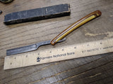 Vtg Alfred Grah Dortmand Straight Razor Caramel Swirl Celluloid Scales w/Box!