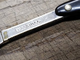 Vtg Durham Duplex Razor Co Derby Straight Razor w/Box Made In USA!