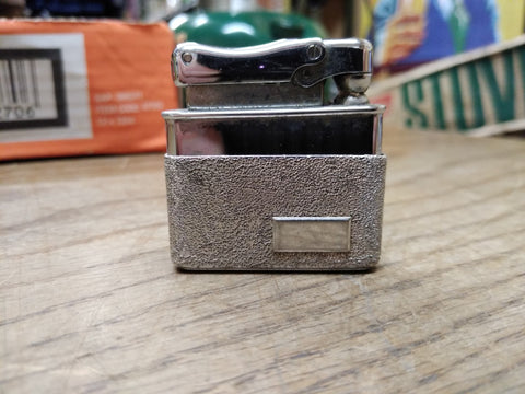 Vtg MCM Kreisler Cigarette Lighter Silver Tone Regular Fuel Nice Action USA