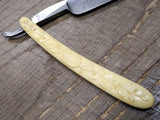 Vtg Wade & Butcher Celebrated Hollow Ground 7/8” Straight Razor w/WB Coffin Case