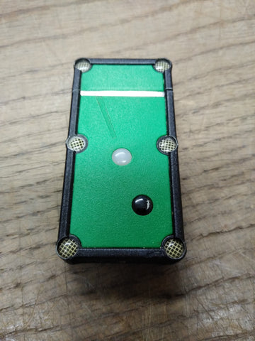 Vtg Billiards Pool Table 8 Ball Butane Cigarette Lighter It Sparks Pretty Cool!!