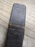 Vtg Wade & Butcher Celebrated Hollow Ground 7/8” Straight Razor w/WB Coffin Case