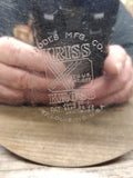 Vtg Antique 1927 Kriss Kross Stropper Rotary Razor Blade Sharpener w/Box USA