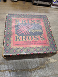 Vtg Antique 1927 Kriss Kross Stropper Rotary Razor Blade Sharpener w/Box USA