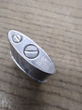 Vtg MCM Empire Automatic Super Silver Cigarette Lighter Made In Japan!