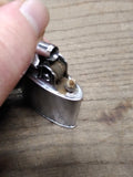 Vtg MCM Empire Automatic Super Silver Cigarette Lighter Made In Japan!