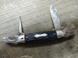 Vtg Colonial Forrest Master Folding Pocket Knife 4 Blade Multi Tool USA Prov