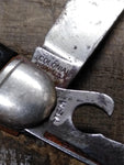 Vtg Colonial Forrest Master Folding Pocket Knife 4 Blade Multi Tool USA Prov