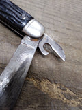 Vtg Colonial Forrest Master Folding Pocket Knife 4 Blade Multi Tool USA Prov