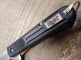 Rigid Tough Gear Folding Pocket Knife 2 Blade Stainless Steel RG0823T 2.75" Nice