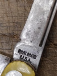 Vtg Royal Brand USA Double Blade Folding Pocket Knife 2.5 Inch Blade