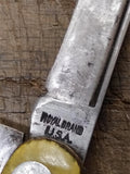 Vtg Royal Brand USA Double Blade Folding Pocket Knife 2.5 Inch Blade