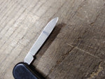 Vtg Zwilling JA Henckels Folding Pocket Key Chain Knife 2 Blade 2.5" Closed Nice