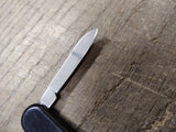 Vtg Zwilling JA Henckels Folding Pocket Key Chain Knife 2 Blade 2.5" Closed Nice