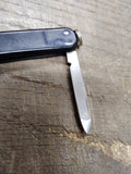 Vtg Zwilling JA Henckels Folding Pocket Key Chain Knife 2 Blade 2.5" Closed Nice