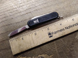 Vtg Zwilling JA Henckels Folding Pocket Key Chain Knife 2 Blade 2.5" Closed Nice