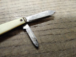 Vtg 2 Piece Pocket Knife Lot 2 x USA 3.5 Inch Open 1.5 Inch Blades Faux MOP