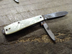 Vtg 2 Piece Pocket Knife Lot 2 x USA 3.5 Inch Open 1.5 Inch Blades Faux MOP
