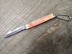 Vtg Prov Cutlery Co R.I. USA Folding Pocket Key Chain Knife 1 Blade 3" Closed