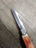 Vtg Prov Cutlery Co R.I. USA Folding Pocket Key Chain Knife 1 Blade 3" Closed