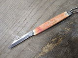 Vtg Prov Cutlery Co R.I. USA Folding Pocket Key Chain Knife 1 Blade 3" Closed