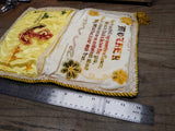 Vtg WWII U.S. Navy Sweetheart Satin Pillow Cover Sham To My Dear Mother w/Box!