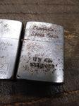 Vtg 2 Pc MCM Advertising Cigarette Lighter Parts Repair Lot My-Lite Calkor Korea