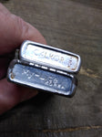 Vtg 2 Pc MCM Advertising Cigarette Lighter Parts Repair Lot My-Lite Calkor Korea