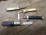 Vtg 4 Piece Pocket Knife Parts Repair Restoration Lot Barlow Kutmaster Colonial