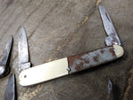 Vtg 3 Piece Pocket Knife Parts Repair Restoration Lot Imperial Hammer Brand