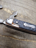 Vtg 3 Piece Pocket Knife Parts Repair Restoration Lot USA Cattaraugus Camillus