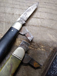 Vtg 3 Piece Pocket Knife Parts Repair Restoration Lot USA Cattaraugus Camillus