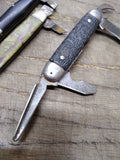Vtg 3 Piece Pocket Knife Parts Repair Restoration Lot USA Cattaraugus Camillus