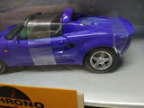 Vtg NOS Chrono Diecast 1997 Lotus Elise 1/18 Scale H1021 Azure Blue Sports Car!